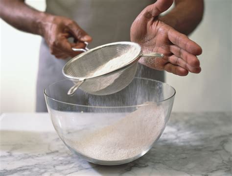 electric flour sieve|why sift flour before measuring.